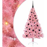  Umjetno predsvijetljeno božićno drvce Ružičasta 150 cm PVC | shoptok.hr