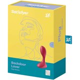 Satisfyer vibracijski analni čep - Backdoor Lover, crveni | shoptok.hr