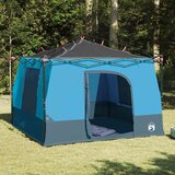 vidaXL Šator s krovom Ostalo s zračnim otvorom Plava i crna 290 x 288 cm | shoptok.hr