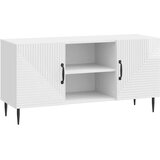 TV omarica Bela visok sijaj 102 x 34,5 x 50 cm Inženirski les, (5000210621) | Shoptok.si