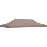 Krov za šator za zabave 6 x 3 m smeđe-sivi 270 g/m² | shoptok.hr