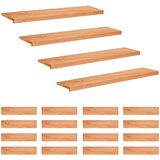 Step treads 20 kom. 110 x 30 x 2 cm Lak Čvrsto drvo bukve | shoptok.hr