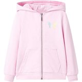  Dječja majica s kapuljačom svjetloružičasta 128 | shoptok.hr