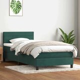 Box Spring postelja z vzmetnico Temno zelena 90x210 cm Velvet, (21791995) | Shoptok.si