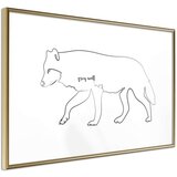  Poster - Grey Wolf 30x20 Cijene