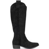 SEASTAR Black openwork cowboy boots Cene