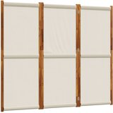 Sobna pregrada s 3 panela svjetlosiva 210 x 180 cm | shoptok.hr