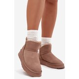 VINCEZA Suede Snow Boots for Women on Platform 97962 Beige | shoptok.hr
