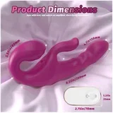 Co-op Bliss - pritrdljiv vibrator s stimulatorjem klitorisa (vijoličen)