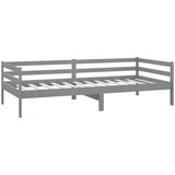 vidaXL Dnevna postelja siva trdna borovina 90x200 cm | Shoptok.si