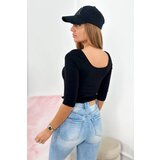Kesi Round neckline blouse black | Shoptok.si
