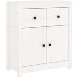 Maison Chic Komoda - Predalnik bela 70x35x80 cm trdna borovina, (21716360) Cene