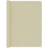 vidaXL Balkonsko platno krem 120x600 cm oksford blago, (20609791) Cene