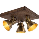 QAZQA Stropna svetilka bron z lesom 3-light - Mangoes | Shoptok.si