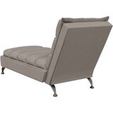  Počivaljka s jastucima smeđesiva od tkanine | shoptok.hr