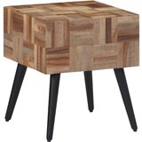  Bočni stolić 40 x 40 x 45 cm od masivne obnovljene tikovine | shoptok.hr