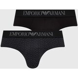 Emporio Armani Underwear Slip gaćice 2-pack za muškarce, boja: crna | shoptok.hr