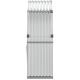  Držač za cjepanice srebrni 120x45x140 cm od pocinčanog čelika | shoptok.hr