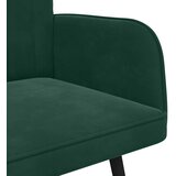 SOFA za dvije osobe Tamnozelena 115 x 61 x 87 cm Baršun | shoptok.hr