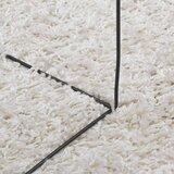  Čupavi moderni tepih s visokim vlaknima krem 60 x 110 cm | shoptok.hr