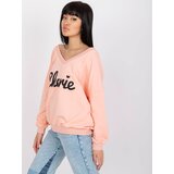 FANCY Sweatshirt-FA-BL-7754.55P-Peach | Shoptok.si