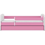 MID.YOU Dječji krevet Dreamy princeza 160x80 sa madracem s ladicom Rozičasta | shoptok.hr