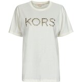 Michael Kors Majice s kratkimi rokavi STUDDED KORS BF TEE Bela | Shoptok.si