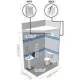  Dalap 41104 - Aksijalni ventilator sa automatskom žaluzinom 100 LV 12 18W/12V | Eponuda.com