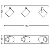 Philips LED RGBW prigušiva reflektorska svetiljka Hue ARGENTA 3xGU10/4,2W/230V | Eponuda.com