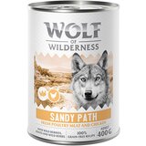 Wolf of Wilderness Adult “Expedition” 6 x 400 g - Sandy Path - perutnina s piščancem Cene