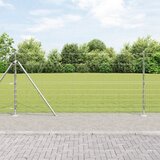 vidaXL Ograja za travnike 1,2x50 m Pocinkano jeklo | Shoptok.si