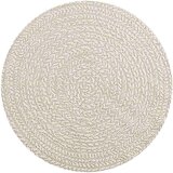  Rug "ZIZUR" Cream Ø 90 cm Juta videz Notranje in zunanje | Shoptok.si