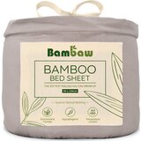 Bambaw rjuha iz bambusa 90 x 190 cm - grey Cene