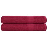 vidaXL Ručnici za saunu 2 kom bordo 80x200 cm 360 gsm 100 % pamuk | shoptok.hr