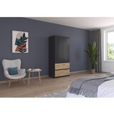 Rauch Möbel omara s klasičnimi vrati, siva, hrast artisan | Shoptok.si
