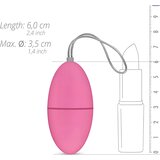 Easytoys Mini Vibe Collection Vibracijski jajček Easytoys - z daljincem, roza | Shoptok.si