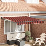 Tenda na uvlačenje narančasto-smeđa 3,5x2,5 m tkanina/aluminij | shoptok.hr