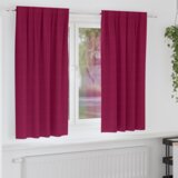 vidaXL Zavjese sa zavjesama 2 pcs boja crnog vina Poliester | shoptok.hr