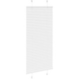 vidaXL Plisirana roleta bijela 55x100 cm širina tkanine 54,4 cm | shoptok.hr