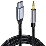 INF Avdio kabel: Type-C na 3,5 mm Aux kabel za avto in slušalke 2 m, (5000072093) | Shoptok.si