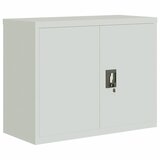 Ormarić za spise svjetlosivi 90 x 40 x 70 cm čelični | shoptok.hr