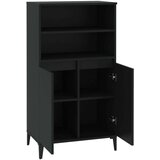  Visoka omara Črna 60x36x110 cm inženirski les, (20819822) | Shoptok.si