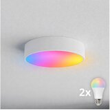  Brilagi - LED RGBW prigušiva kupatilska plafonska svetiljka CLARE 2xE27/9W/230V IP54 Wi-Fi bela | Eponuda.com