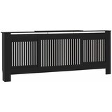  Pokrov za radijator konstruirano drvo crni 205 cm | shoptok.hr