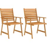  3-dijelni vrtni blagovaonski set od masivnog bagremovog drva Smeđa | Shoptok.si