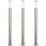 vidaXL Stupić za zidne lampe 3 kom 110 cm od nehrđajućeg čelika IP44 Cijene