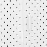  Komoda bijela 105 x 35 x 75 cm čelična | Eponuda.com