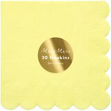 Meri Meri velike papirnate salvete pale yellow (20 komada) u