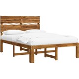  Krevetni okvir s uzglavljem ROSTOCK Prirodna 120 x 190 cm | shoptok.hr