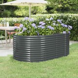  Povišena vrtna gredica od pocinčanog čelika 175x100x68 cm antracit | shoptok.hr